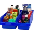 thumbnail image 3 of Akro-Mils 30088 Plastic Nesting ShelfMax Storage Bin Box, (18-Inch x 8-Inch x 6-Inch), Blue, (8-Pack), 3 of 6