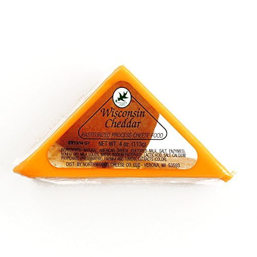 Northwoods Wisconsin Cheddar Cheese 4 oz each (3 Items Per Order) by