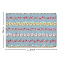 thumbnail image 5 of Pioneer Flower Floral Print Flannel Non Slip Door Rugs,Washable Door Mats Indoor,Decorative Door Mats,Dirt-Resistant and Absorbent Doormat for Entrance,Bedroom,Kitchen,Bathroom,23.5"x16", 5 of 5