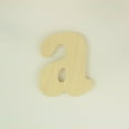 thumbnail image 1 of Package of 1, 12 Inch X 3/4" Thickness Baltic Birch Wood Letter a in The Goudy Heavy Font, Thick, Lower Case for Art & Craft Project, Made in USA, 1 of 4