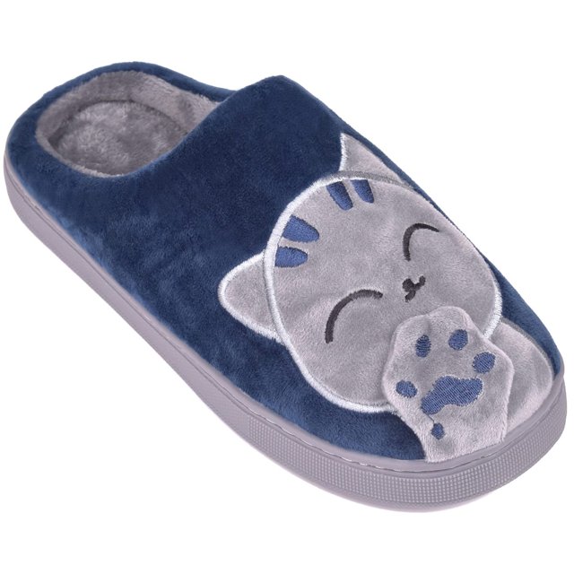 Zapatillas de algodón de invierno para hombres y mujeres, zapatillas cálidas, 36-37 yardas