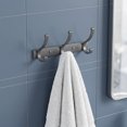 thumbnail image 4 of REGALWOVEN 1 Pack Coat Rack Wall Mount, Coat Hook, Hat Rack, Wall Hooks for Hanging for Entryway, Bedroom Gray 3 Hooks, 4 of 5