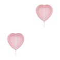 thumbnail image 2 of Kearding Molde para helados Silicona Corazón 40ml Fabricante con tapa Molde para hacer rosa Rosado 2Conjunto, 2 of 6