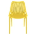 thumbnail image 3 of Siesta ISP014-YEL Chaise de Salle à Manger d'Extérieur à Air Jaune - Ensemble de 2, 3 of 11