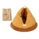 thumbnail image 1 of Cama cueva para gatos, nido para gatos con manta, casita para dormir para erizos, conejos de interior en invierno café L, 1 of 9
