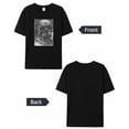 thumbnail image 7 of Men's T-Shirt Skull Graphic Horror Art Short Sleeve Casual Tee Classic Crew Neck T-Shirt for Men, XL, 7 of 7