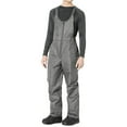 thumbnail image 2 of Baberdicy Men's Bib Overall Men's Solid Color Pocket Jumpsuit Suspenders Trousers Ski Pants Outdoor Casual Pants Black, 2 of 2