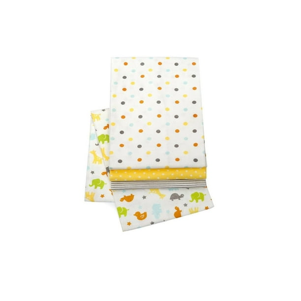Carter's Neutral Receiving Blankets, Safari, 4 Count