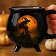 thumbnail image 4 of Witch Cauldron Mug, Personalized Witch Brewing Cauldron Pottery Mug, Halloween Coffee Mug, Novelty Brewing Mug Gift for Halloween Party, Witch Themed Drinkware, 4 of 5