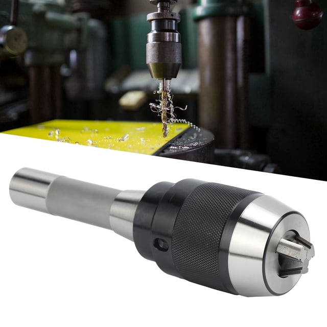 Portabrocas Integral Sin Llave, Con Vástago Recto, Accesorios De Herramientas De Torno, APU13-R8-7/16
