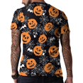 thumbnail image 2 of Men's Halloween T-Shirts 3D Skull Print Short Sleeve T-Shirt Casual Round Neck Novelty Street Fashion Shirts, 2 of 8