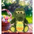 thumbnail image 5 of DolliBu Big Eye Sitting Alligator with Yellow Easter Egg Plush - Perfect Alligator Stuffed Animals for Easter Basket, Cute Easter Egg Stuffed Animal Spring Toys for Girls, Boys, and Babies - 6.5 Inch, 5 of 6