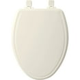 thumbnail image 3 of Mayfair Lift off Elongated Enameled Wood Toilet Seat in Biscuit with Stay·Tite, 3 of 6