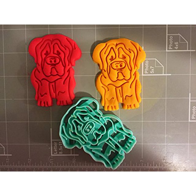 Saint Bernard Chien Cookie Cutter- Expédition Rapide - Arêtes Vives - Qualité Exceptionnelle