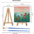 thumbnail image 2 of 14Pcs Mini Canvas and Easel Brush Set, Canvas Inch, Pre-Stretched Canvas, Mini Painting Kit, Kids Painting Party, 2 of 6