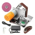 thumbnail image 1 of Multifunctional Grinder Mini Electric Belt Sander DIY Polishing Grinding Machine Cutter Edges Sharpener ,High Dust Collection Efficiency, 1 of 7
