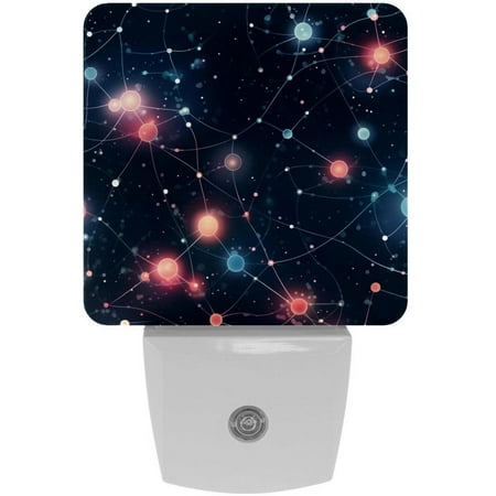 

Cancer LED Square Night Lights with Motion Sensor - Modern and Energy Efficient Illumination for Any Room - for Hallways Bathrooms and Bedrooms