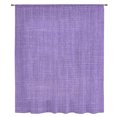 thumbnail image 2 of Lavender Burlap Texture Sheer Curtains 63 Inch Length, Light Filtering Voile Curtain Panel, Farmhouse Vintage Lavender Rod Pocket Drapes Window Treatments for Living Room Bedroom 52"x63", 2 of 9
