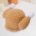 thumbnail image 2 of ievspot Chicken Leg Hat Highly Elastic Knitted Windproof Thermal Cap for Winter Fun Halloween Thanksgiving Christmas Costume, 2 of 7