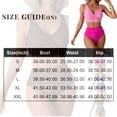 thumbnail image 3 of Women High Waisted Bikini Sets V Neck Cross Twist Front Two Piece Swimsuit Tummy Control Bathing Suit Army Green S, 3 of 3