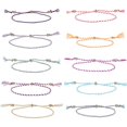thumbnail image 1 of 10 Woven Bracelets For Teen Girls, Adjustable, 1 of 5