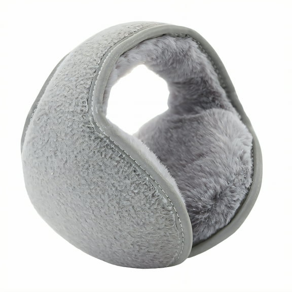 TELOLY Ear Warmers for Women,Adjustable Rear Band Ear Muffs for Kids,Stable Fit Guarantee Womens Ear Muffs,Gray