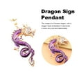 thumbnail image 6 of 3D Cartoon Dragon Pendant Keychain with Inlay Zinc Alloy Dragon Hanging Ornament Gift, 6 of 6