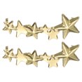 thumbnail image 1 of 2 Pcs Encanto para Cordones para Zapatillas, Broches Decorativos para Cordones para Zapatos Casual de Mujeres, Dorado (Forma de Estrella), 1 of 7
