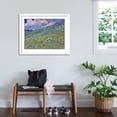 thumbnail image 3 of Art.com Wheatfield and Mountains, c.1889 Giclee Print by Vincent van Gogh, White Frame Wall Art, 40" x 32", 3 of 5