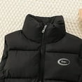 thumbnail image 5 of Gubotare Girls Puffer Vest with Hood Boys Zip Up Puffer Vest Kids Stand Collar Quilted Gilet Sleeveless Jackets Outwear with Pockets Size 9-10 (Black,9-10 Years), 5 of 8