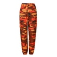 thumbnail image 5 of Douhoow Women's Plus Size Pants Loose Camouflage Trousers High Waist Harem Pants S-3XL, 5 of 9