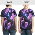 thumbnail image 4 of Valoranta Omen Youth T-Shirts Graphic Shirts Blouse For Teen Boys Girls Casual Short Sleeve Tee Tops Small, 4 of 6