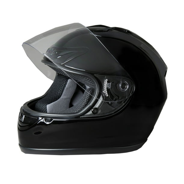 Fuel Helmets Adult Full-Face Helmet, Gloss Black, Large - Walmart.com
