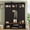 Black, variant on DRNANLIT 62.2" Farmhouse Entryway Hall Tree with Bench, Coat Rack with Hooks & Cabinets for Mudroom - Black