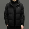 thumbnail image 3 of Chaqueta de plumón ligera con cuello alto y contraste de color para hombre, ropa de diseñador, chaqueta de invierno con plumón de pato para hombre, abrigo para hombre, 3 of 4