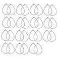 thumbnail image 2 of Earring Pendant Connector, 30pcs Earring Connectors DIY Geometric Geometric Pendant Connector Hollow  For Earrings For Bracelets For Necklaces, 2 of 8