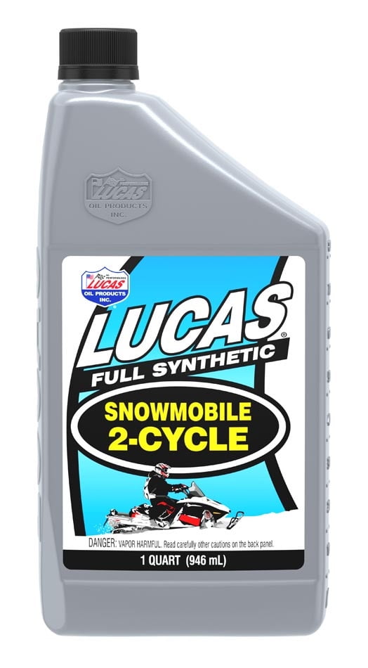 Lucas Oil 10847 Synthetic 2-Cycle Snowmobile Oil - 1 Gallon Bottles (Pack Of 4)