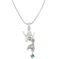 thumbnail image 3 of Niece Necklace Jewelry Gift from Auntie, Aunt and Uncle Small Crystal Mermaid Charm Pendant Necklace Jewelry Presents Gifts for Teens, Tweens, Teenagers (Multicolor), 3 of 4