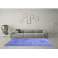 thumbnail image 3 of Ahgly Company Machine Washable Indoor Rectangle Persian Blue Traditional Area Rugs, 2' x 4', 3 of 4