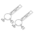 thumbnail image 3 of UPGRATOR 2Pack Keyring for New House Rectangular Keepsake for Housewarming, 3 of 7