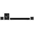thumbnail image 2 of iLive v5.0 Bluetooth 4.1 Channel Home Theater Speaker System with 24" Soundbar and Remote Control, ITBSW241B, Black, 2 of 12