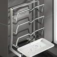 thumbnail image 4 of 1Pc Pot Lid Organizer Rack - Multifunctional Pot Lid Organizer with Removable Drip Tray for Countertop,Pan Lid Holder,Pot Lid Rest,Multifunctional Kitchen Organizer Stand,Space-Saving Lid Rack(C), 4 of 8