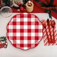 thumbnail image 5 of Christmas Paper Plates, Disposable Party Plates for Holiday Meals, Cute Red and Green Dinner Plates for Christmas Party Supplies, Tableware for Family Gathering and Holiday Decoration, 5 of 6