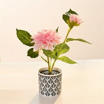 Potted plant*1 Clearance! Two Small Bonsai Living Room Decoration Desk Desk Home Simulation Flower Decoration