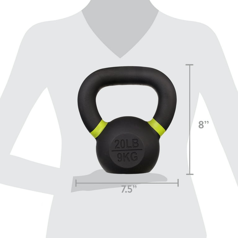 BalanceFrom Cast Iron Kettlebell Single 20 lbs