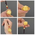 thumbnail image 2 of YSABOXY Brass Chinese #Zodiac# Snake Statue Key #Ring# With Gold Teapot, Creative #Zodiac# Cornucopia Mini Keychain,vintage #Zodiac# Animal Key Chain Charm for Attracting Wealth And Good Luck, 2 of 6
