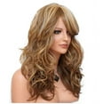 thumbnail image 5 of Mishuowoti wigs human hair glueless wigs human hair pre plucked pre cut wig for women Women's Heat Hair Blonde Long Curly Full Wig Brown One Size, 5 of 6