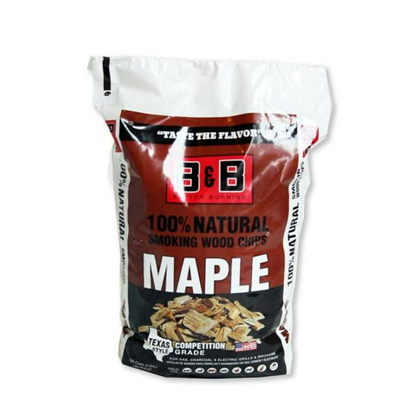 B&B Charcoal 8019857 180 cu. in. Maple Wood Smoking Chips