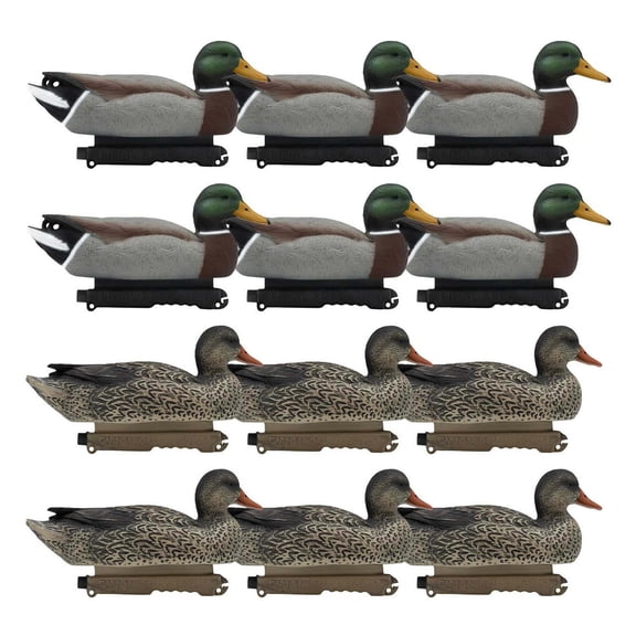 Final Approach Last Pass Mallard Floaters, Decoy 12 Pack