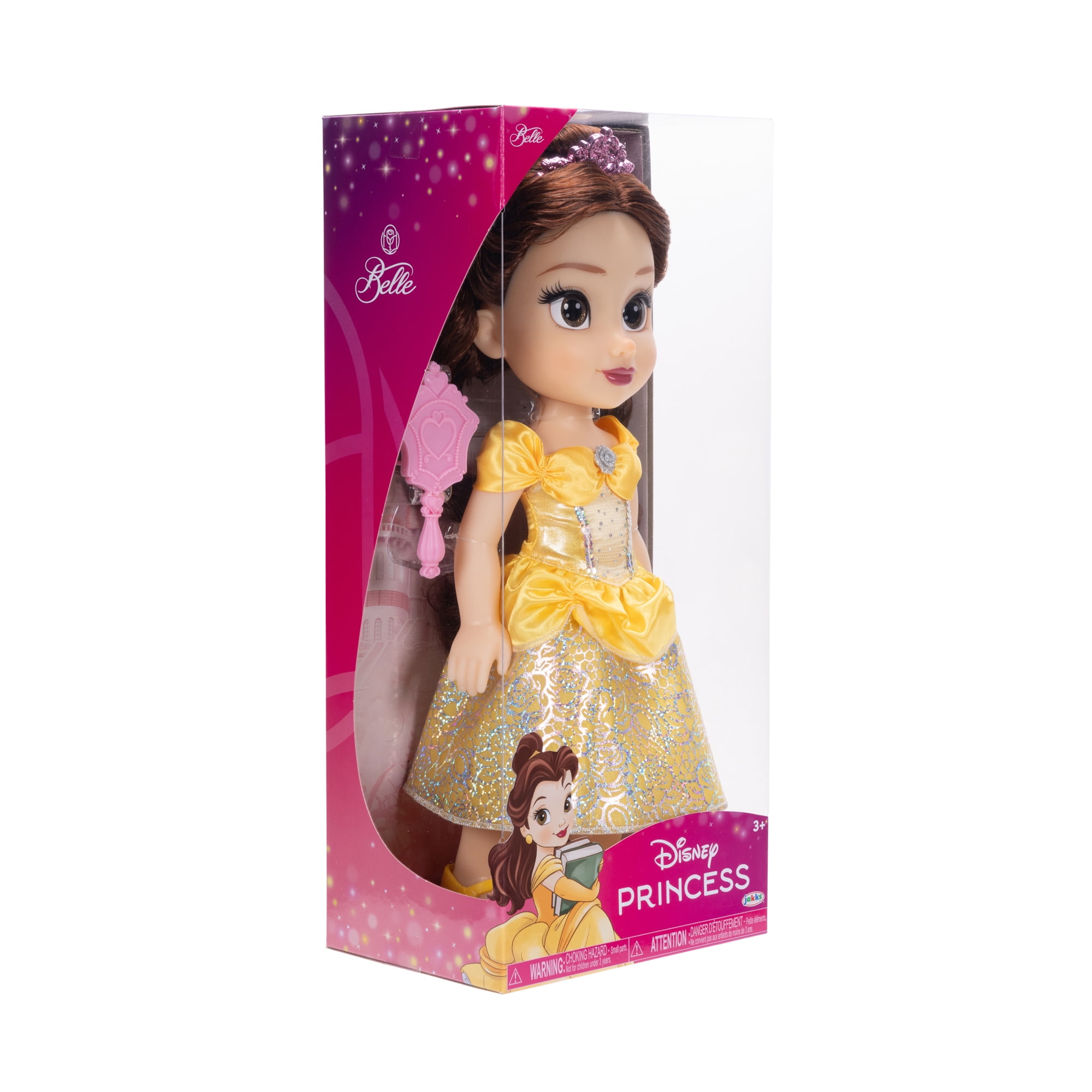 Disney Princess My Friend Belle Doll 14 inch Tall Includes Removable Outfit, Tiara, Shoes & Brush